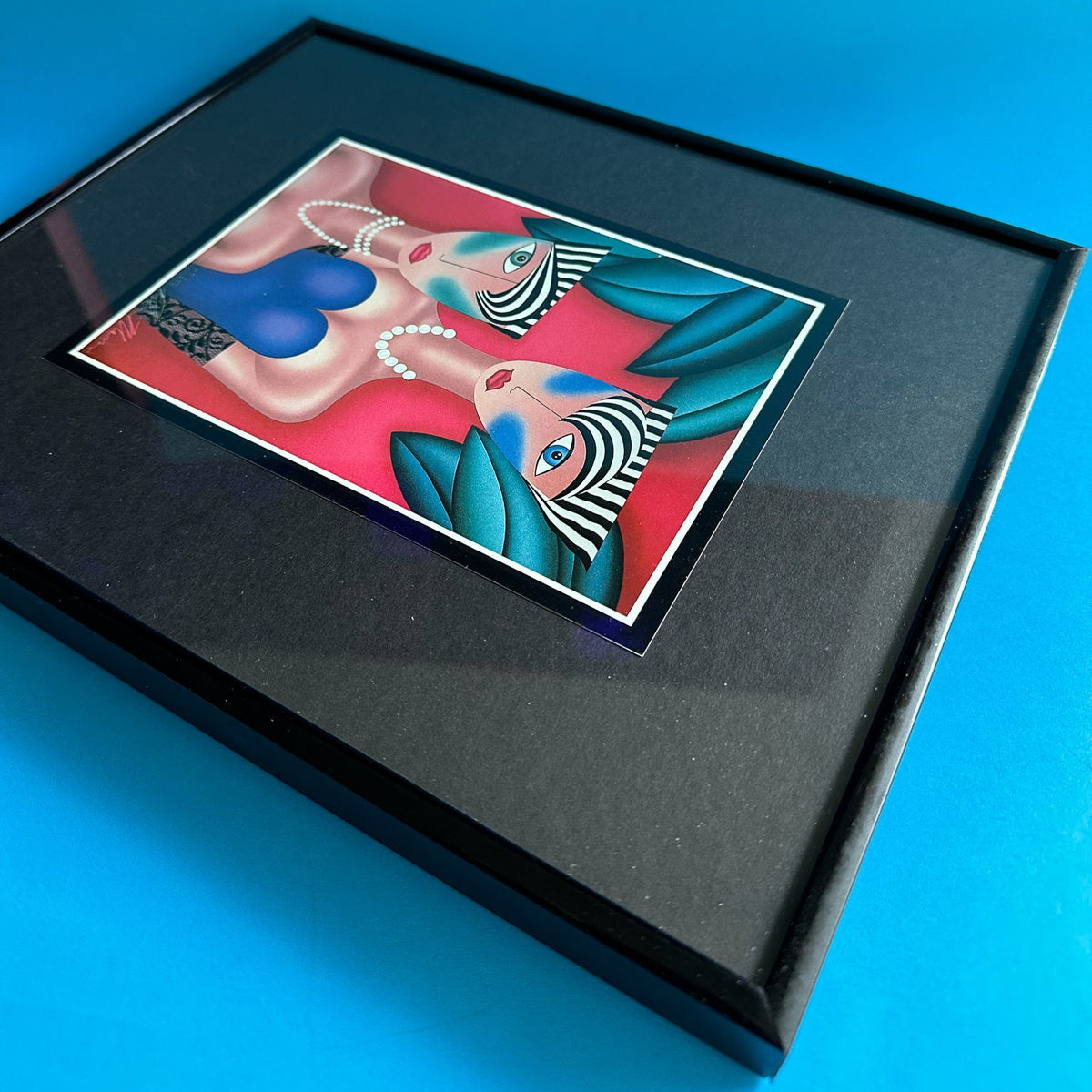 ロビン・モリス限定版　リトグラフ　At The　Cat Club　本物 Vintage Robin Morris At The Cat Club Signed Lithograph – NOSTALGIC