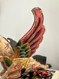 Vintage Balinese Pegasus Folk Art Wood Mobile