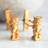 Vintage Trader Vic's Tiki Cuff Links