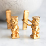 Vintage Trader Vic's Tiki Cuff Links