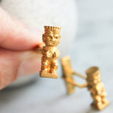 Vintage Trader Vic's Tiki Cuff Links