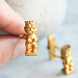Vintage Trader Vic's Tiki Cuff Links