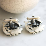 Vintage Unicorn Cufflinks Tie Clip Set