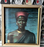 Vintage Vladimir Tretchikoff Zulu Girl Framed Wall Art