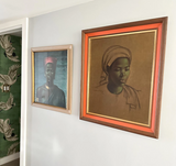 Vintage Vladimir Tretchikoff Zulu Girl Framed Wall Art