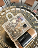 Vintage Phinney Walker Teak Wood Starburst Clock