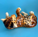 Vintage Italian Cheetah Sculpture Statue