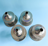 Vintage Fritz Nagel Chrome Stackable Candle Holders