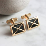 Vintage Swank Art Deco Cufflinks
