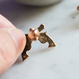 Vintage Swank Six Shooter Cufflinks Tie Clip Set