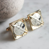 Vintage STRATOFLEX Airplane Cufflinks