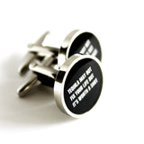 Tequila May Not Fix Your Life But It's Worth a Shot Cufflinks