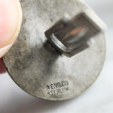 Vintage Sterling Silver Texas State Seal Cufflinks