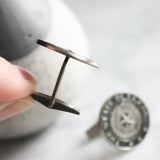 Vintage Sterling Silver Texas State Seal Cufflinks