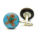 Gingerbread Cufflinks