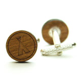 Camping Tent Cufflinks