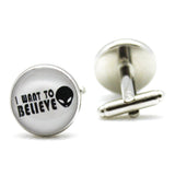 I Want To Believe Alien Cufflinks