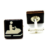 Snowmobile Cufflinks