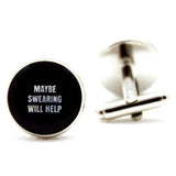 Maybe Swearing Will Help Cufflinks