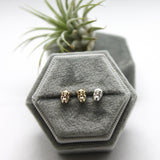 Skull Sterling Silver Earrings