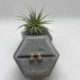 Skull 14k Rose Gold Earrings