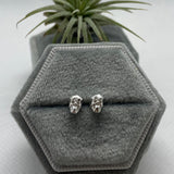 Skull Sterling Silver Earrings