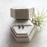 Skull Sterling Silver Antique Finish Earrings