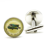Rocketship Fire Bird 1960s Cufflinks