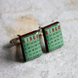 Bingo Card Cufflinks