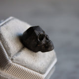 Geometrical Skull Black Steel Lapel Pin