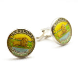 Cigar Label Cufflinks