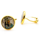 Egypt Pharaoh and Anubis Cufflinks