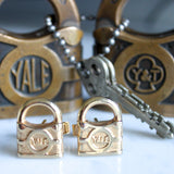 Vintage Yale Padlock Cufflinks