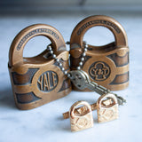 Vintage Yale Padlock Cufflinks