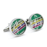 Canada Musical Note Postage Stamp Cufflinks