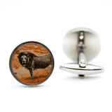 Kenya Uganda Tanganyika KUT Lion Cufflinks Postage Stamps Cuff Links