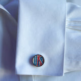 USA Flag Postage Stamp Cufflinks