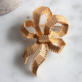 Vintage Trifari Ribbon Brooch