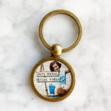 Save Water Drink Vodka Keychain