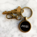 Black Sheep Of The Family Keychain