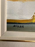 Vintage Francois NISKA Lortie Abstract Oil Painting