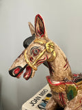 Vintage Balinese Pegasus Folk Art Wood Mobile