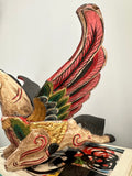 Vintage Balinese Pegasus Folk Art Wood Mobile