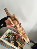 Vintage Balinese Pegasus Folk Art Wood Mobile