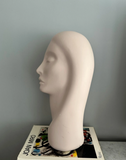 Vintage Woman Head Mannequin Sculpture Statue