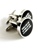 Tequila May Not Fix Your Life But It's Worth a Shot Cufflinks