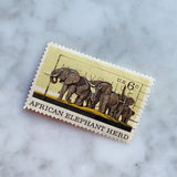 United States Elephant Postage Stamp Cufflinks