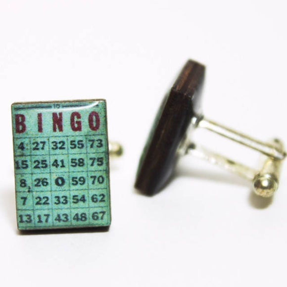 Bingo Card Cufflinks