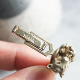 Vintage Swank Lions Head Pipe Cufflinks