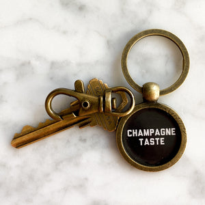 Champagne Taste Key Ring